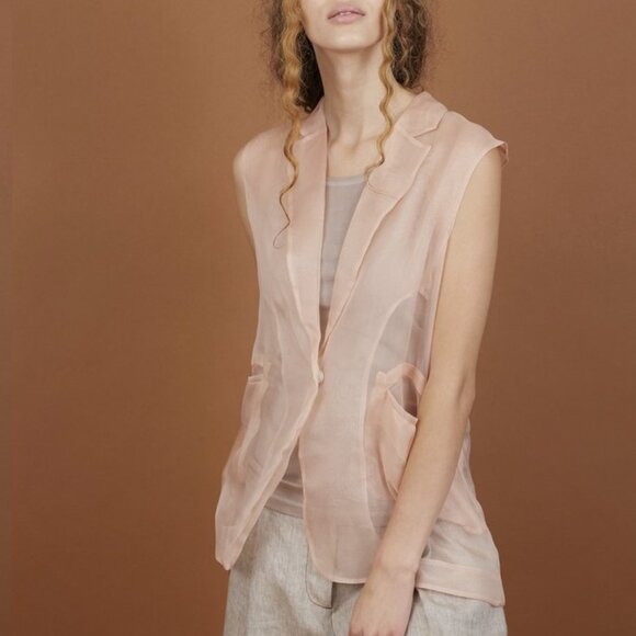 Tela Gilet Lunatica Jacket in White